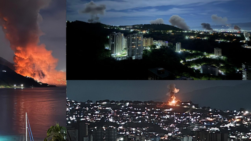 Bombardeo de EEU a Venezueal 3 de enero de 2026