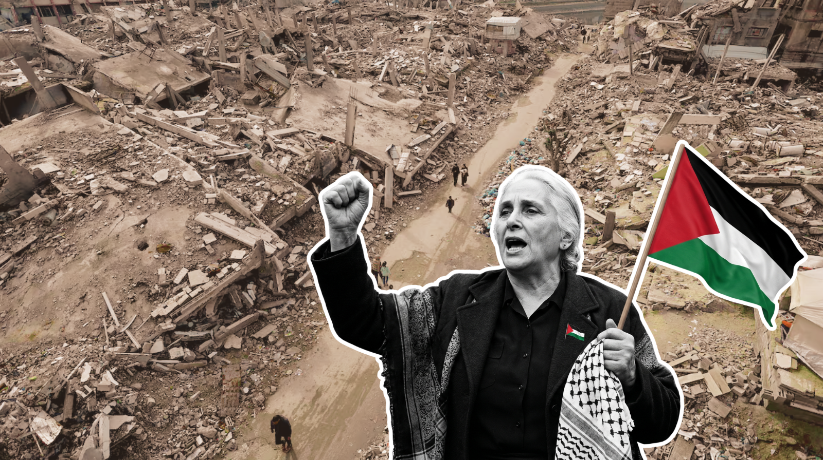 La Pasionaria canta «Venceremos» por Palestina gracias a la IA