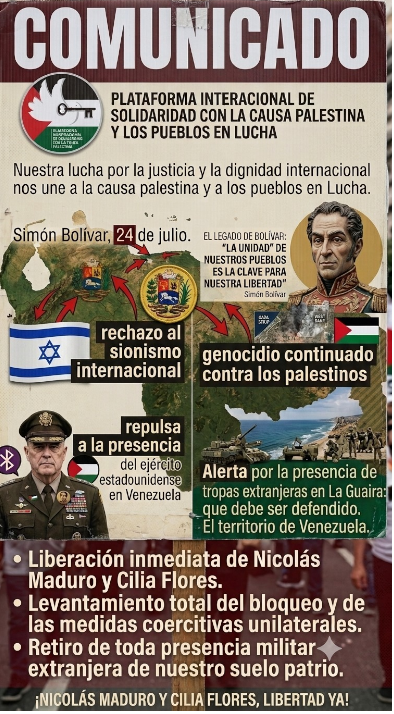 Comunicado de la Plataforma emitido 24 de julio de 2026