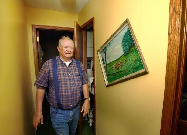 La casa Joseph Reneau fue afectada por un terremoto de magnitud 5.7, cerca de la comunidad de Sparks en el condado de Lincoln, Oklahoma.
